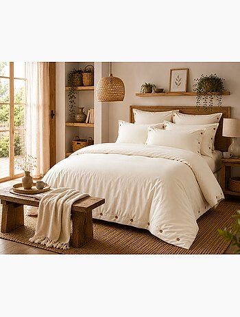 Housse de couette en percale Perrine