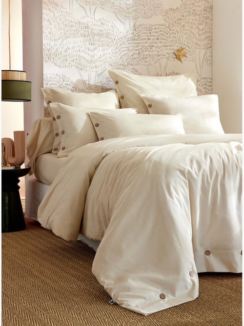 Housse de couette en percale Perrine - Kiabi