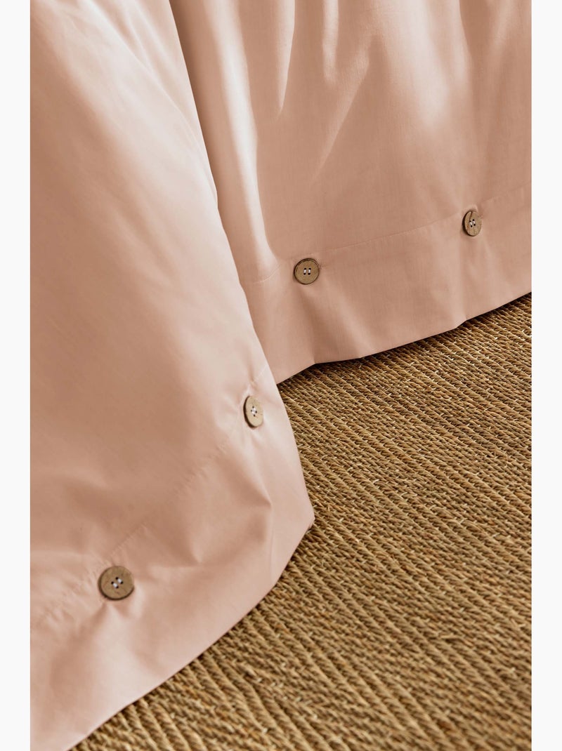 Housse de couette en percale Perrine Rose - Kiabi