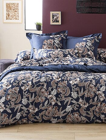 Housse de couette en satin Botanic