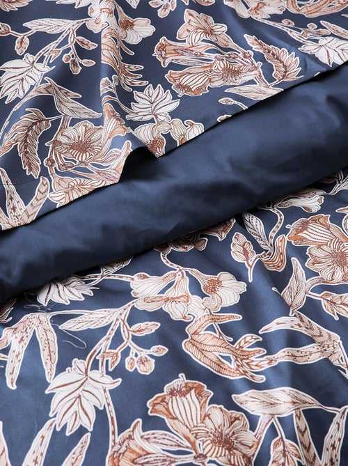 Housse de couette en satin Botanic - Kiabi