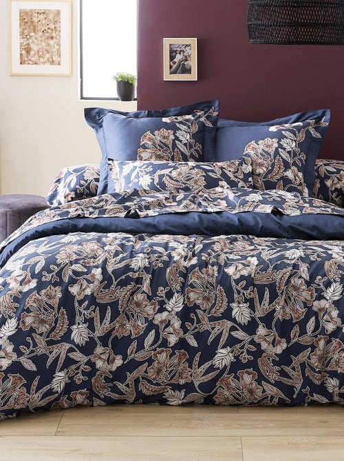 Housse de couette en satin Botanic - Kiabi