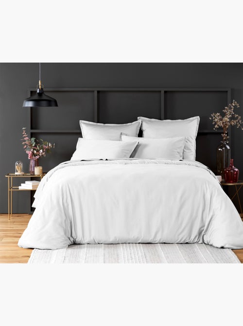 Housse de couette en satin de coton uni - Kiabi Housse de couette en satin de coton uni - Kiabi
