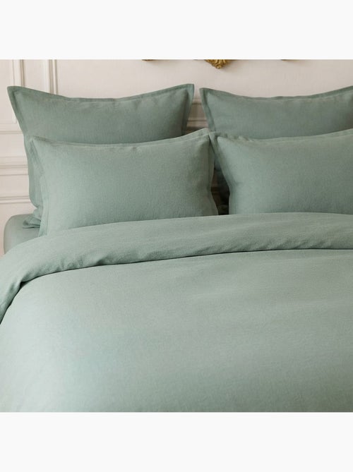 Housse de couette en satin de coton uni - Kiabi Housse de couette en satin de coton uni - Kiabi