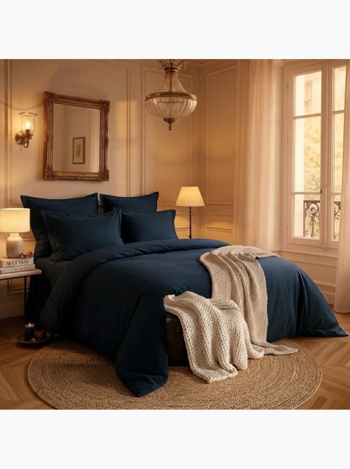 Housse de couette en satin de coton uni - Kiabi Housse de couette en satin de coton uni - Kiabi