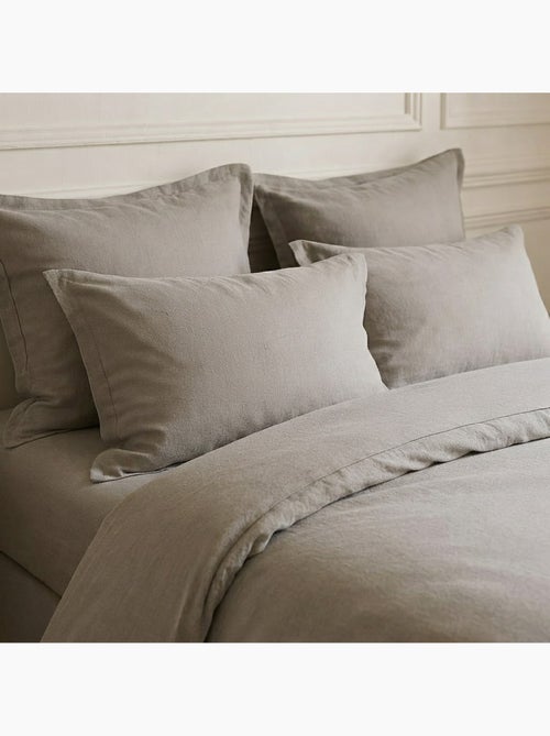 Housse de couette en satin de coton uni - Kiabi Housse de couette en satin de coton uni - Kiabi