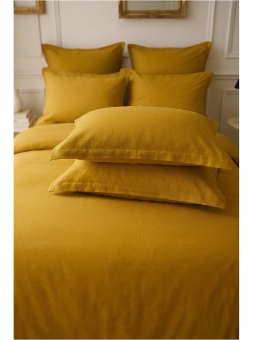 Housse de couette en satin de coton uni - Kiabi Housse de couette en satin de coton uni - Kiabi