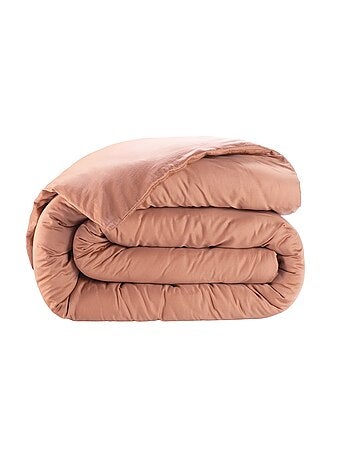 Housse de couette en satin de coton Uni
