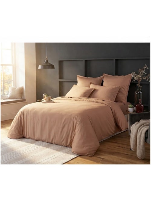 Housse de couette en satin de coton uni - Kiabi Housse de couette en satin de coton uni - Kiabi