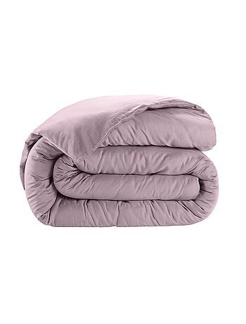 Housse de couette en satin de coton Uni