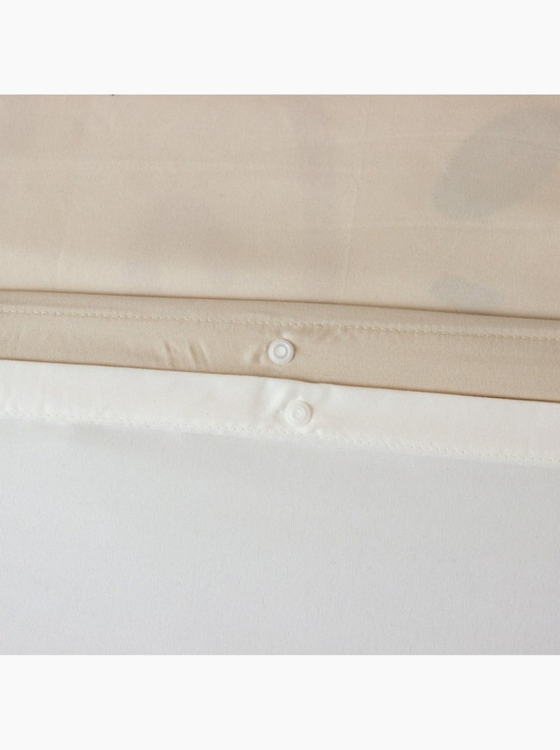 Housse de couette enfant 140x200 + 1 taie avec oreilles Blanc - Kiabi