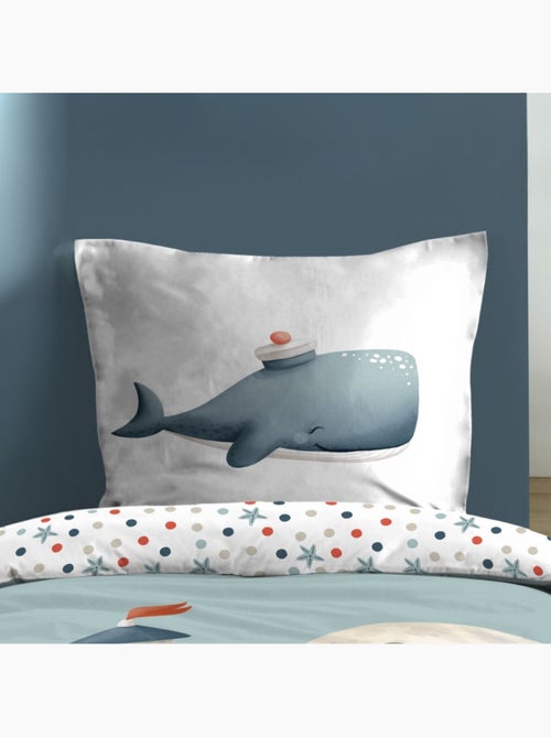 Housse de couette enfant 140x200 + 1 taie coton 57 fils - Kiabi
