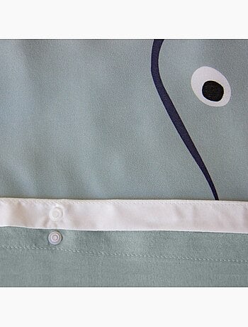 Housse de couette enfant 140x200 + 1 taie Eléphant