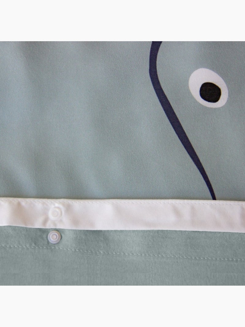 Housse de couette enfant 140x200 + 1 taie Eléphant Gris - Kiabi