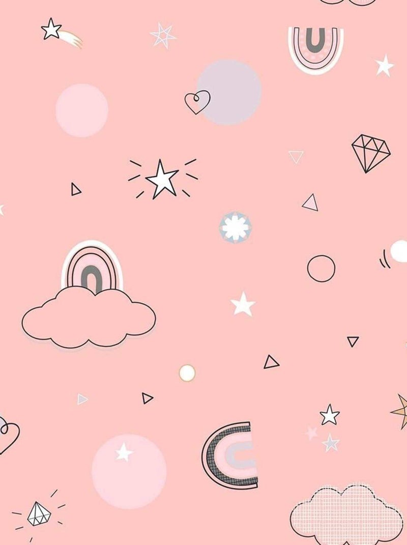 Housse de couette enfant 140x200 Licorne + taie 100% coton 57 fils Blanc - Kiabi