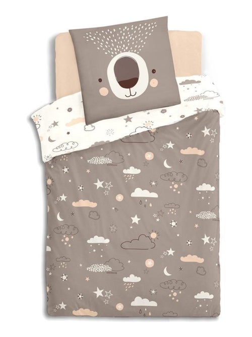 Housse de couette enfant 140x200 Ours + taie coton 57 fils - Kiabi Housse de couette enfant 140x200 Ours + taie coton 57 fils - Kiabi