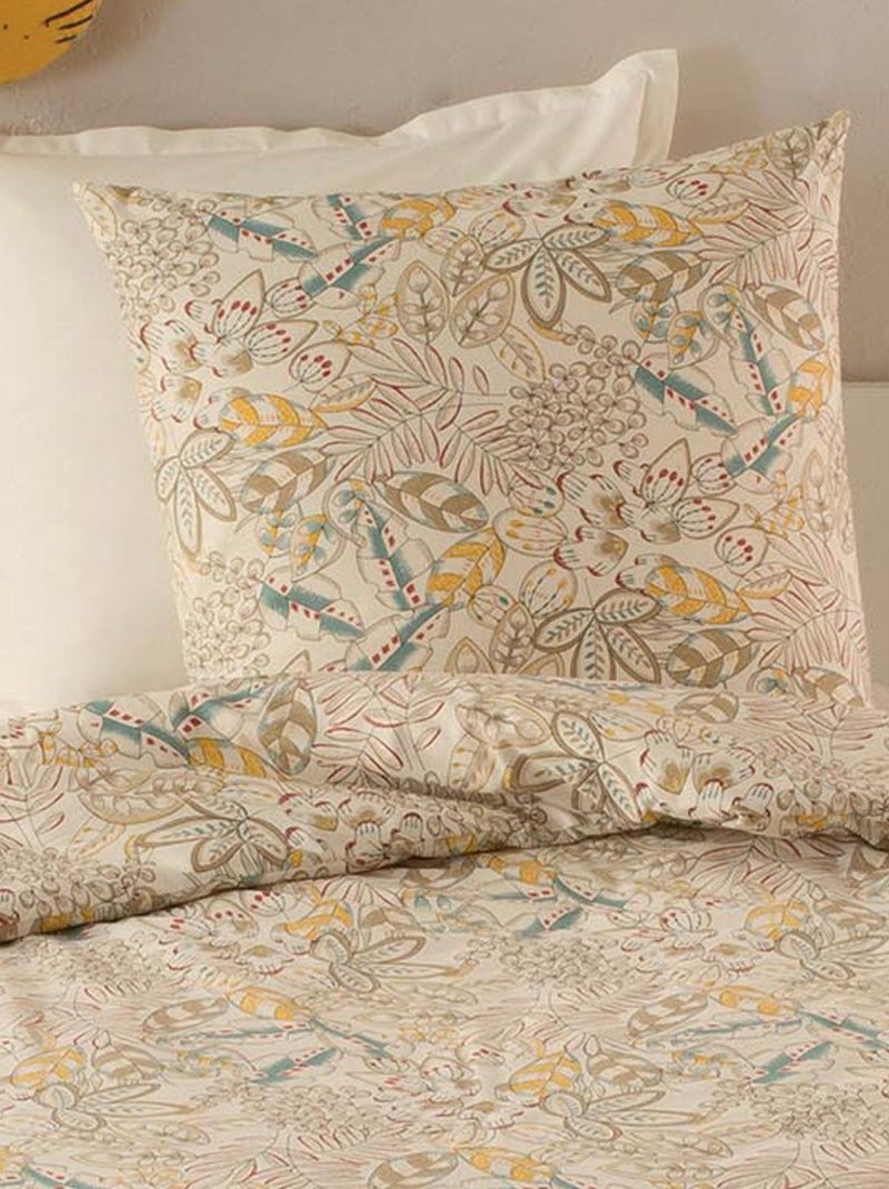 Housse de couette enfant au style végétal Ecru - Kiabi