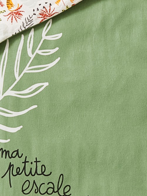 Housse de couette enfant + taie d'oreiller en flanelle Dumbea - Kiabi