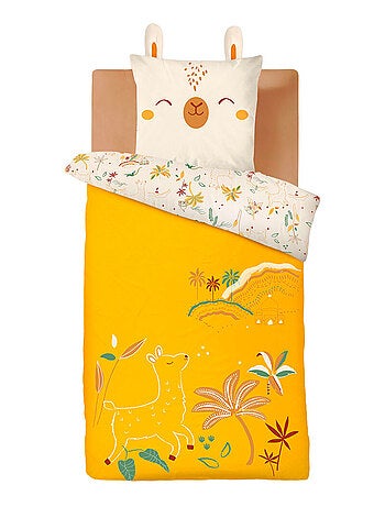 Housse de couette enfant + taie d'oreiller Gabin