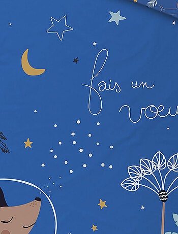 Housse de couette enfant + taie d'oreiller Milo