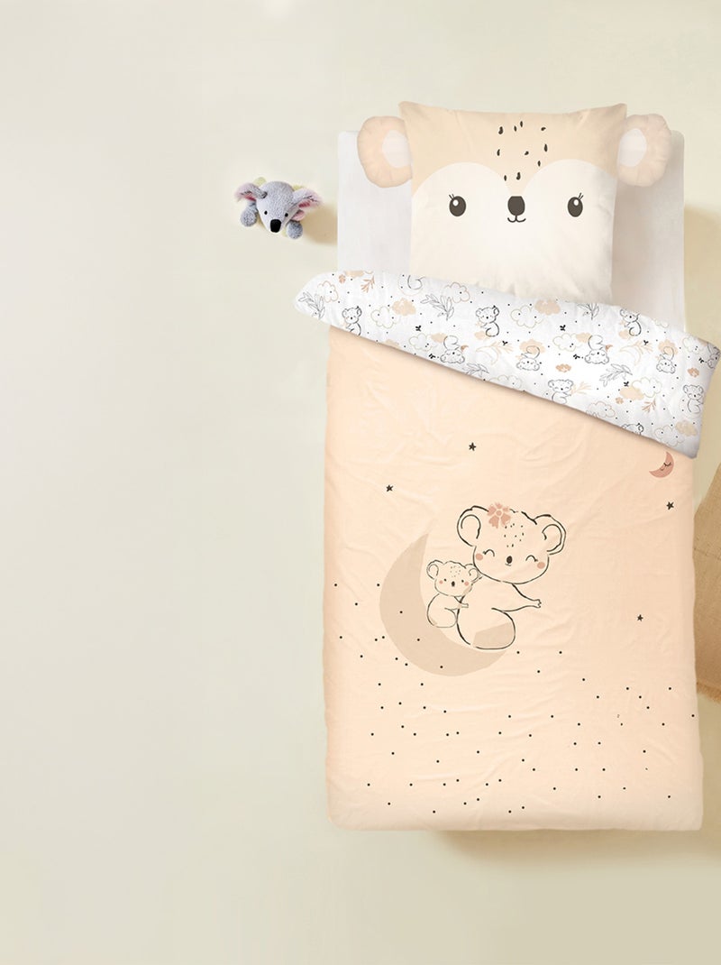 Housse de couette enfant + taie d'oreiller Salsa Rose - Kiabi