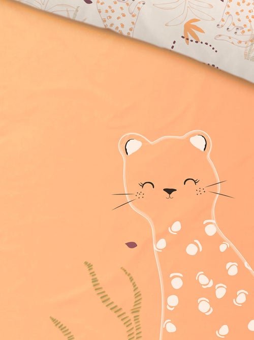 Housse de couette enfant + taie d'oreiller Tchatcha - Kiabi