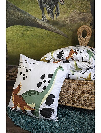 Housse de couette enfant – Thème Dinosaures – Coton doux
