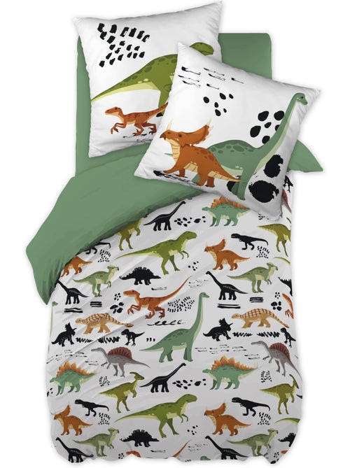 Housse de couette enfant – Thème Dinosaures – Coton doux - Kiabi Housse de couette enfant – Thème Dinosaures – Coton doux - Kiabi