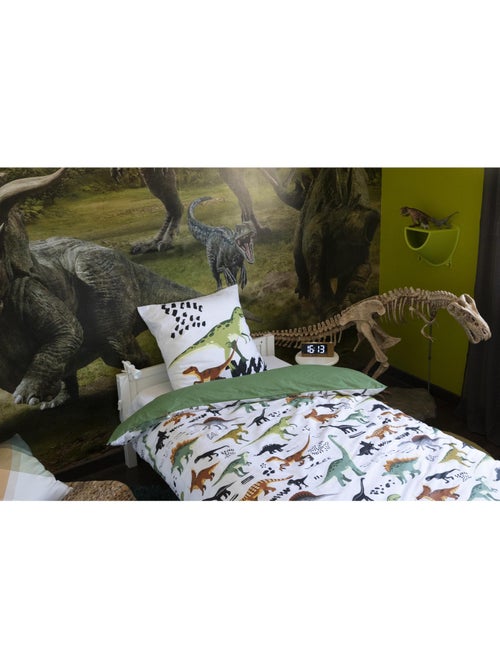 Housse de couette enfant – Thème Dinosaures – Coton doux - Kiabi Housse de couette enfant – Thème Dinosaures – Coton doux - Kiabi