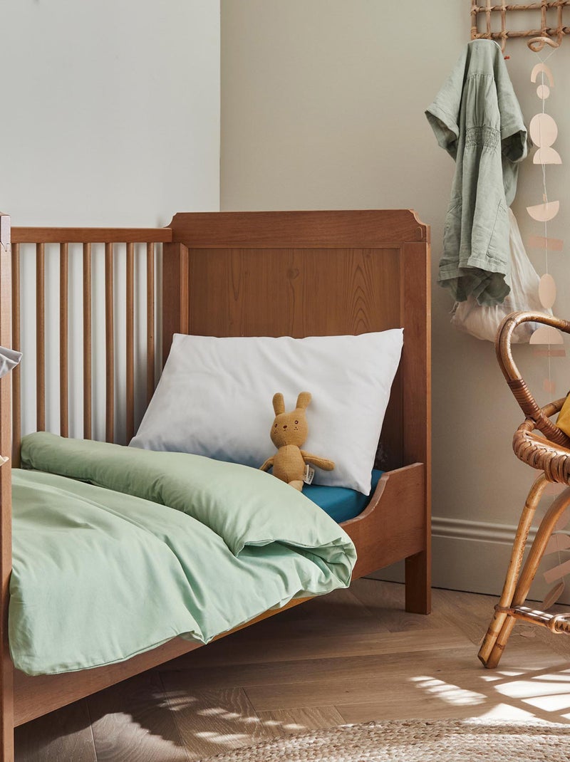 Housse de couette enfant uni Vert tilleul - Kiabi
