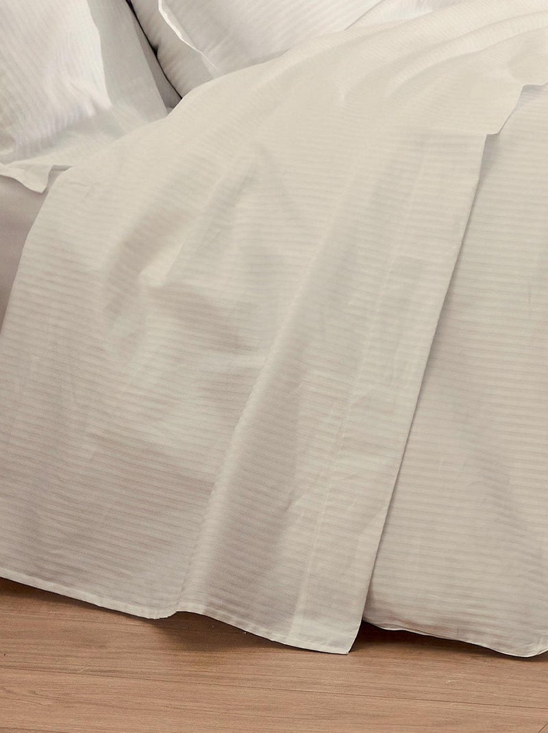 Housse de couette esprit grand hôtel Beige sable - Kiabi