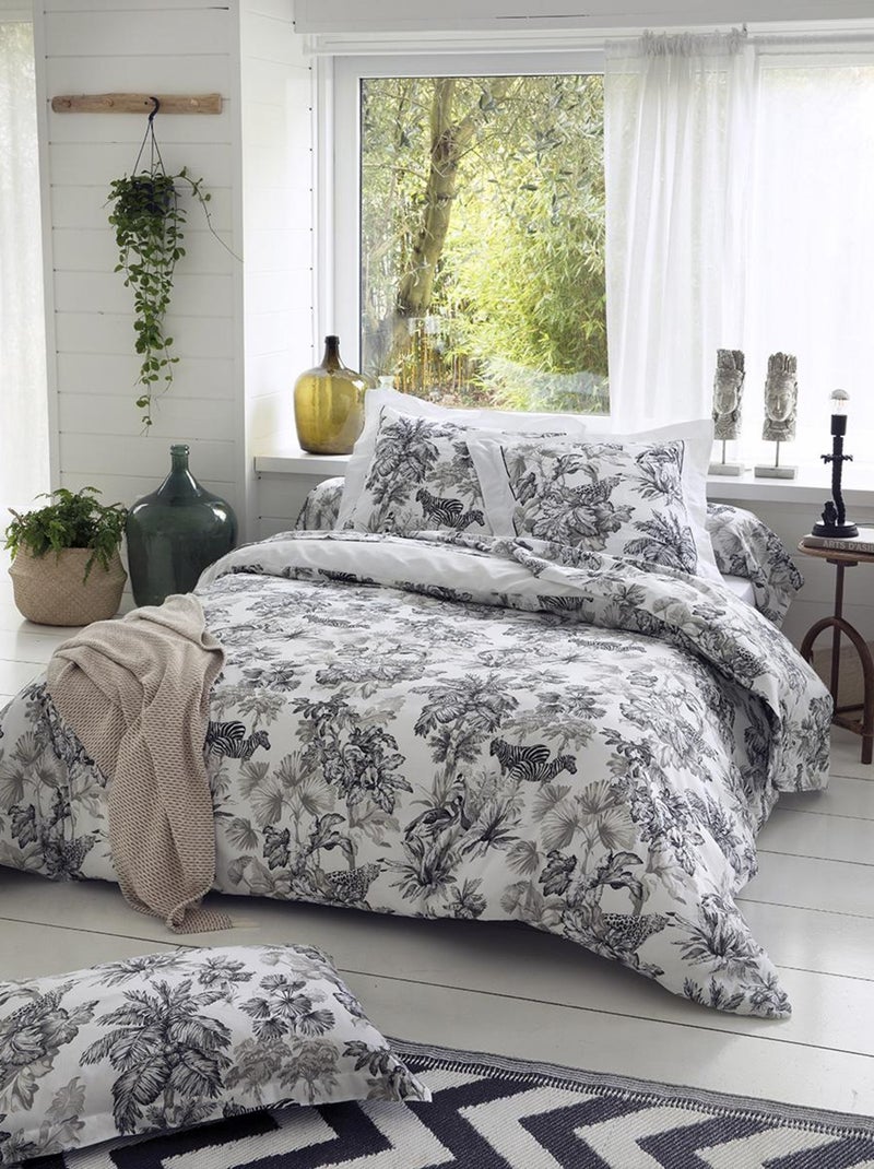 Housse de couette esprit savane Blanc - Kiabi