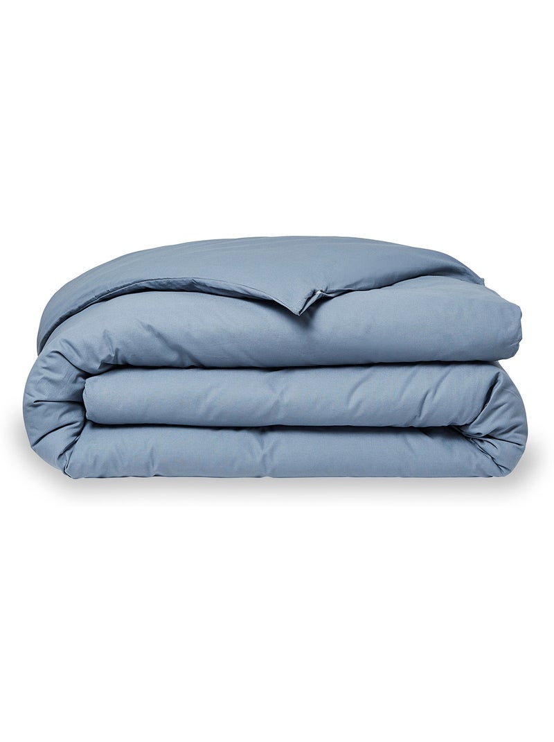 Housse de couette ESSENTIAL Bleu gris - Kiabi