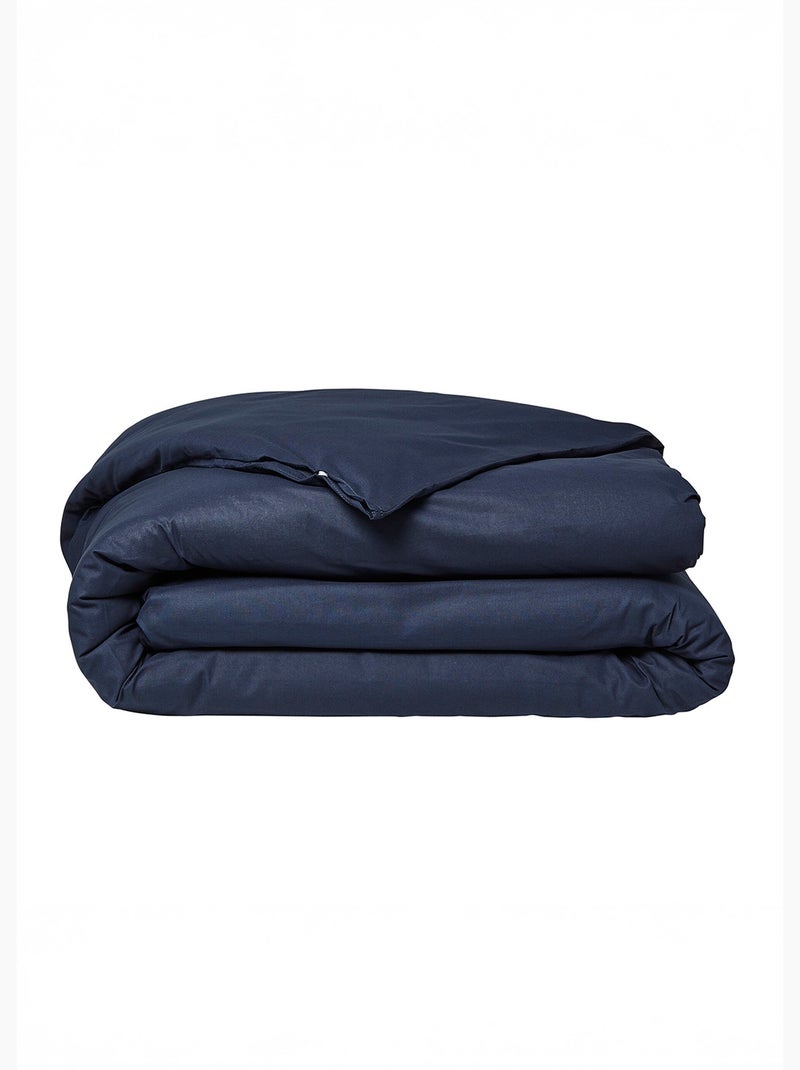 Housse de couette ESSENTIAL Bleu marine - Kiabi