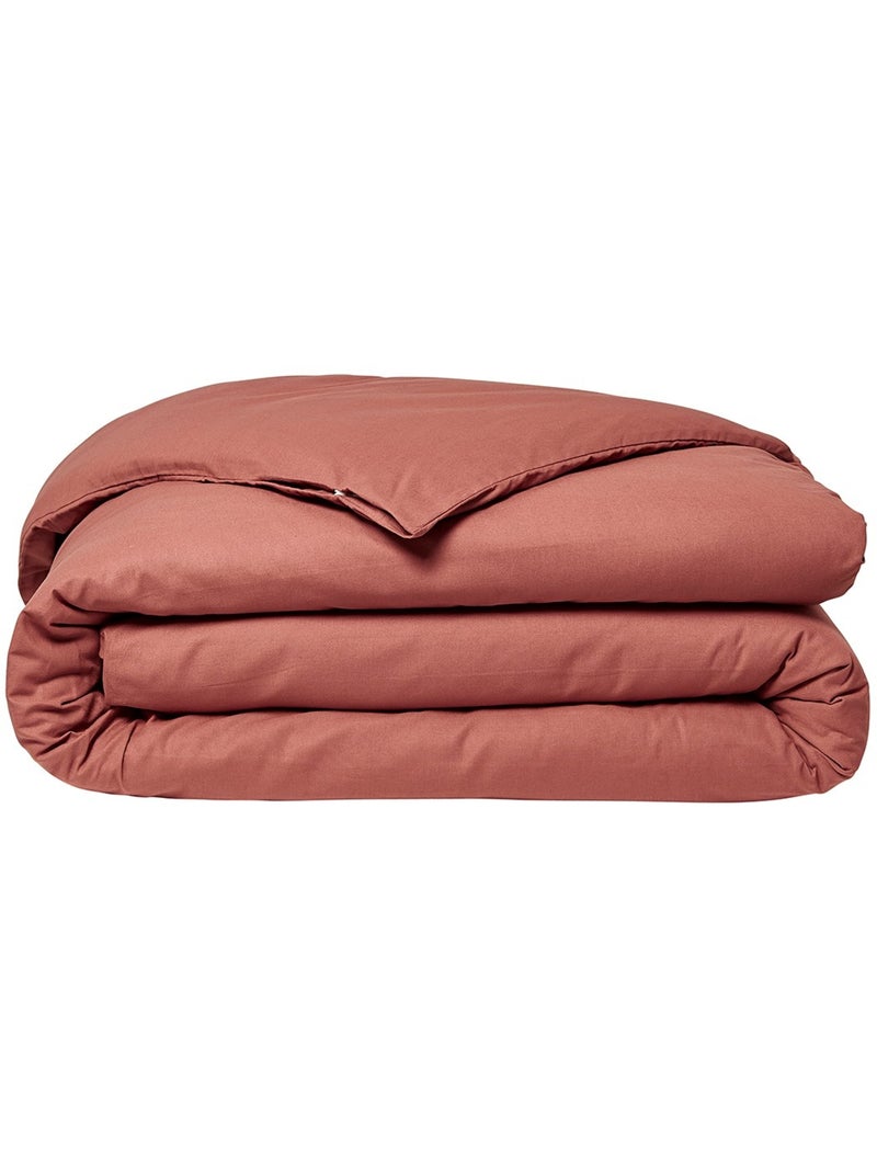 Housse de couette ESSENTIAL Rouge brique - Kiabi