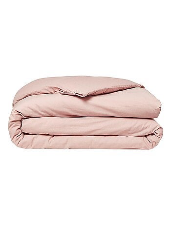 Housse de couette 220x240 Crazy 3.29 + 2 taies - Rose - Kiabi - 32.90€