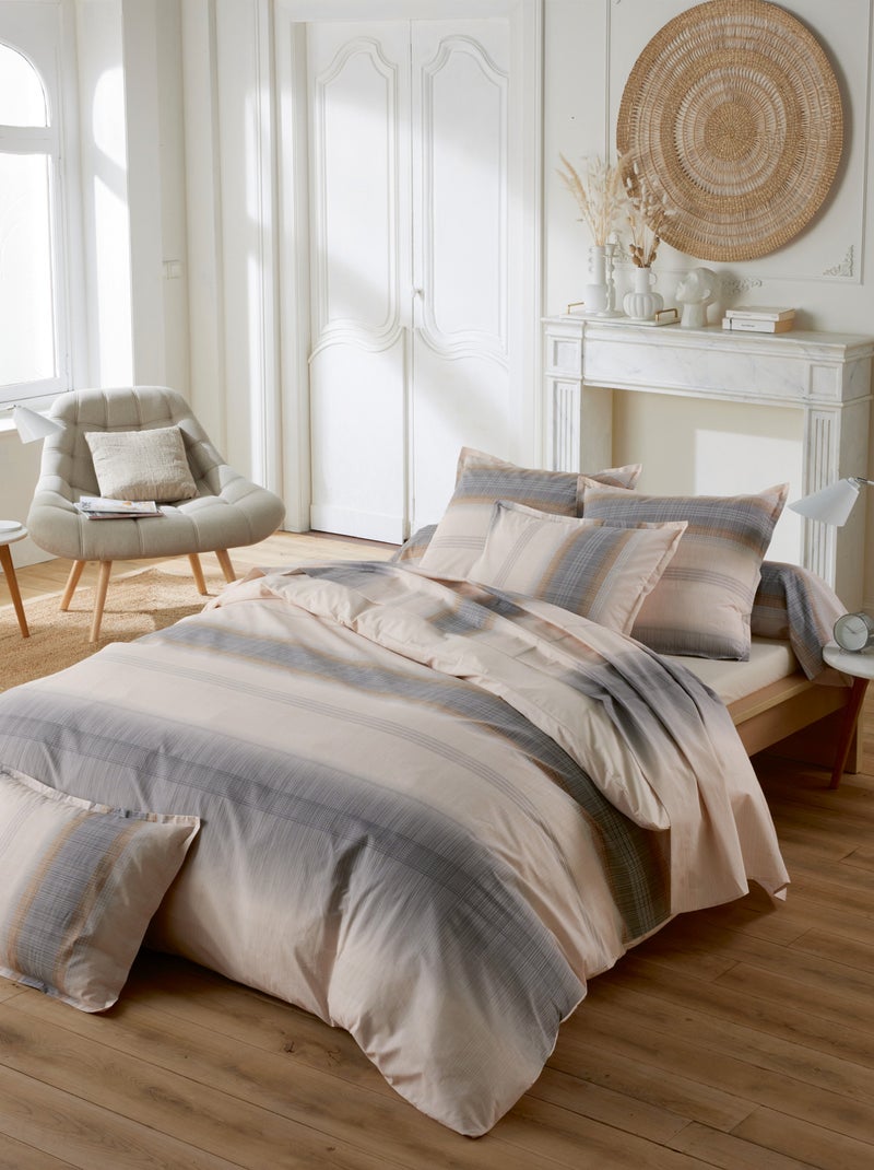 Housse de couette ESTEBAN Beige - Kiabi