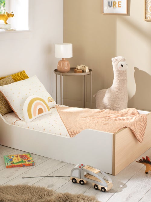 Housse de couette et taie d'oreiller coton - SAUTHON - Kiabi