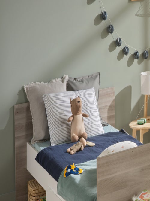 Housse de couette et taie d'oreiller marinière - SAUTHON - Kiabi