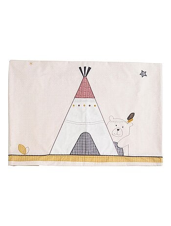 Housse de couette et taie en coton - SAUTHON