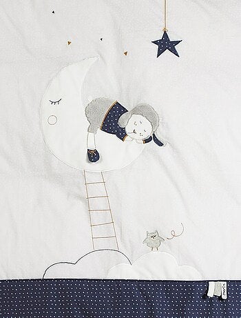 Housse de couette et taie en coton - SAUTHON