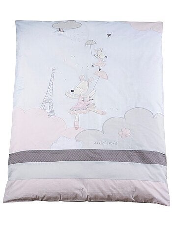 Housse de couette et taie en coton - SAUTHON