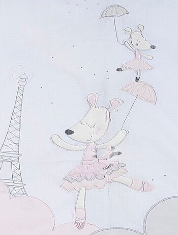 Housse de couette et taie en coton - SAUTHON