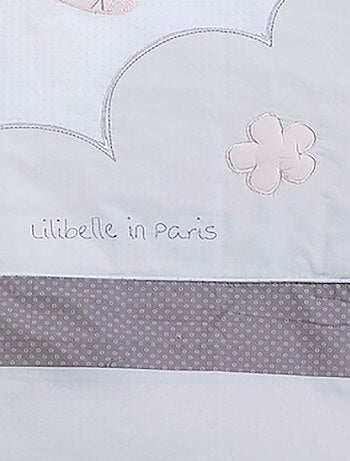 Housse de couette et taie en coton - SAUTHON