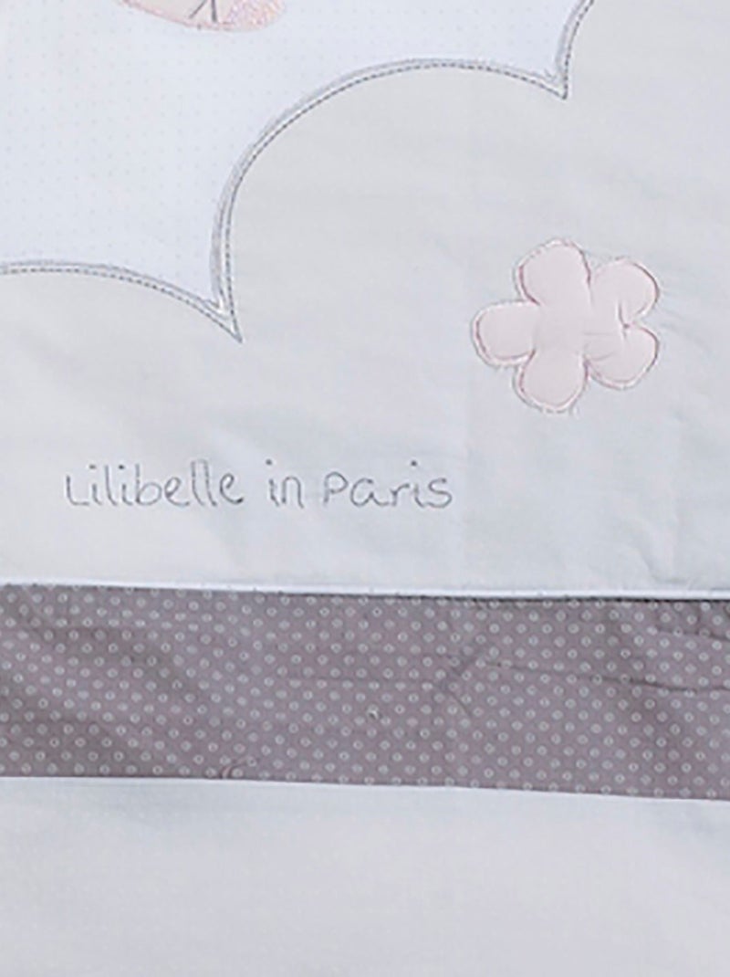 Housse de couette et taie en coton - SAUTHON Blanc - Kiabi