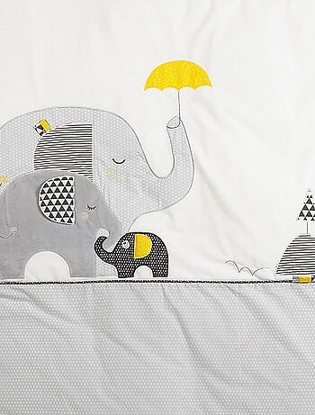 Housse de couette et taie en coton - SAUTHON