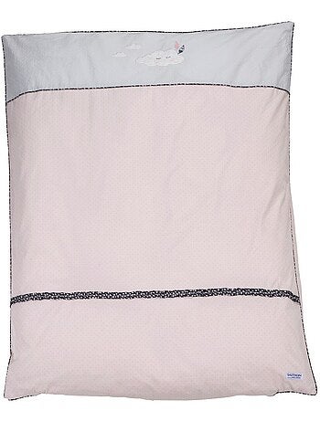 Housse de couette et taie en coton - SAUTHON