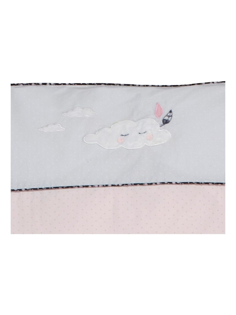 Housse de couette et taie en coton - SAUTHON Rose - Kiabi