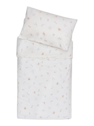 Housse de couette et taie pour enfant en coton
