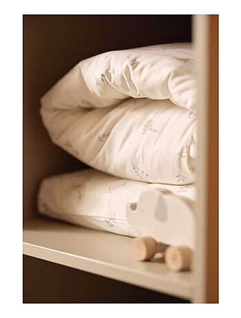 Housse de couette et taie pour enfant en coton